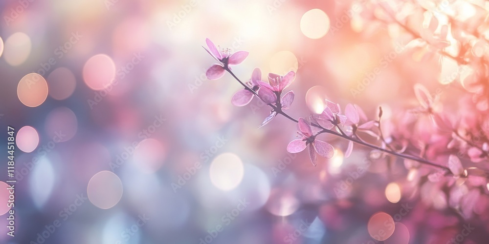 Poster stunning bokeh background creates a mesmerizing effect, enhancing the beauty of the image. this boke