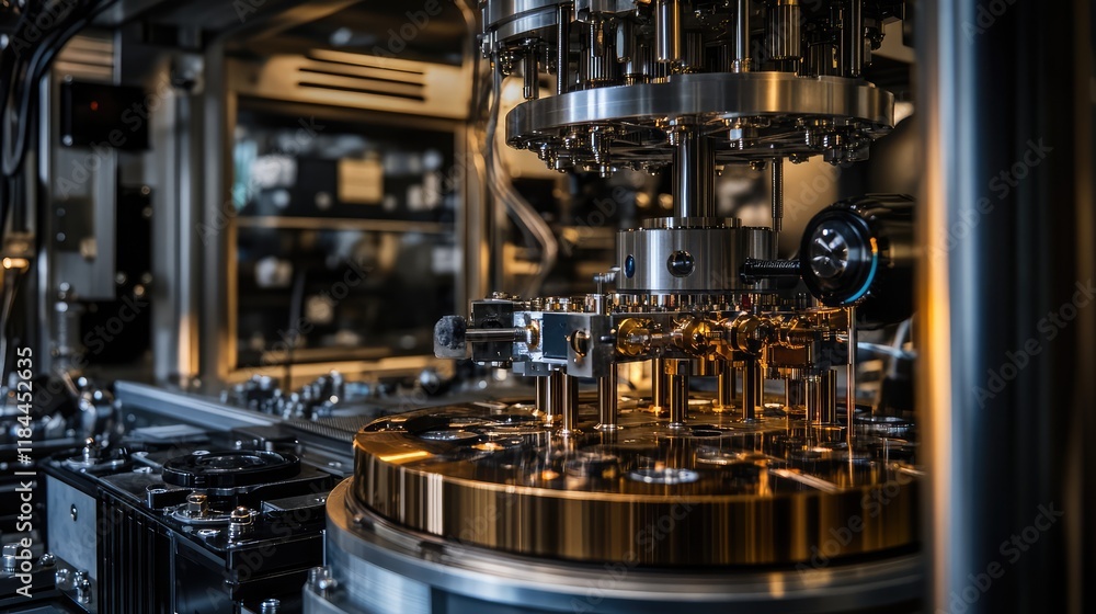 Poster quantum-powered financial systems, using quantum circuits to process large datasets for investment s
