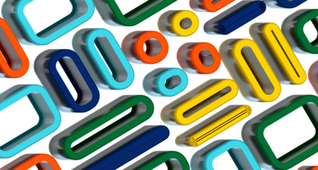 Mosaic triangular low poly style abstract geometric background