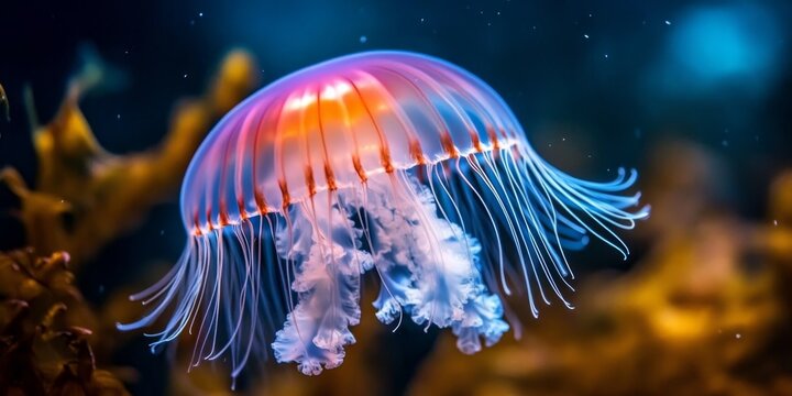 Immortal Jellyfish, This unique species of jellyfish, often referred to as the immortal jellyfish, showcases remarkable features that contribute to its reputation. The immortal jellyfish captivates