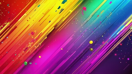 Shades of deep blue, fiery red, and bright yellow flow and merge, creating a dynamic, fluid composition that feels both alive and ever-changing. 