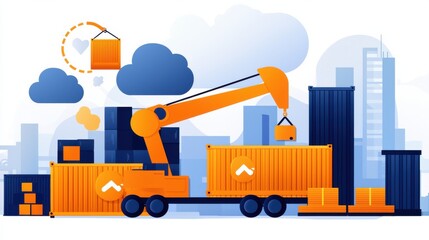 Automated Logistics and Transportation in Urban Cityscape