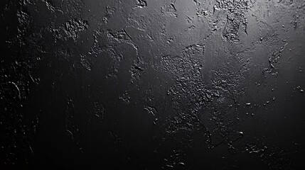 Fototapeta premium Dark textured wall with unique patterns illuminated by soft light