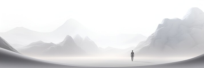 Subtle gray and white gradient color background with minimalistic and modern appeal