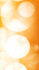 Abstract Orange Background with Circles