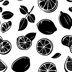 Lime zest tiled design, Lime zest repeating background illustration