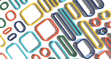 Color Blend Rainbow Trendy Low Poly BG Design