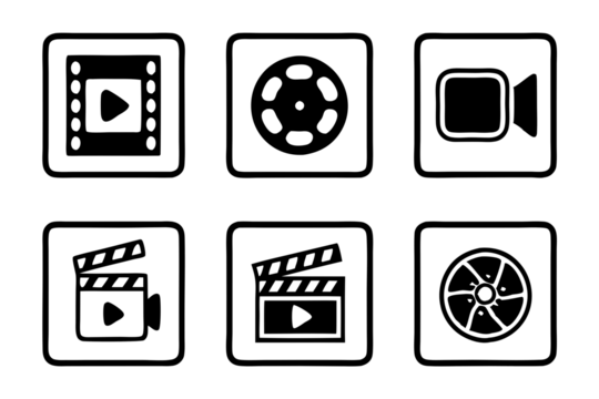 set of icons for web design