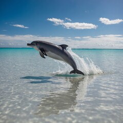 dolphin in the water