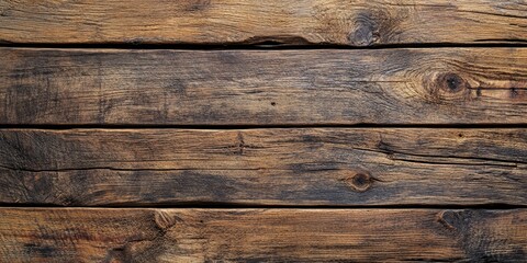 Naklejka premium Old wooden surface serves as a decorative background, highlighting the rustic charm and texture of the wood. The old wooden surface enhances any design with its unique decorative qualities.