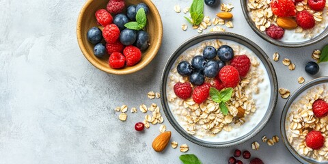 Nutritious vegetarian meal featuring oatflakes, showcasing a delicious and healthy option. This vegetarian meal with oatflakes is perfect for those seeking wholesome, plant based nutrition.