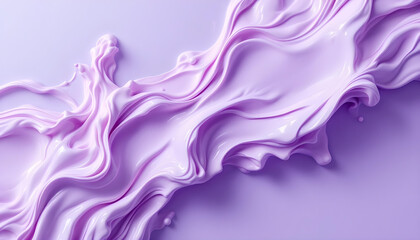 Obraz premium Mint lilac purple abstract paint stroke fluid liquid pastel. Abstract pastel paint texture background image. Abstract pastel paint swirl texture. Textured pastel paint abstract artwork display