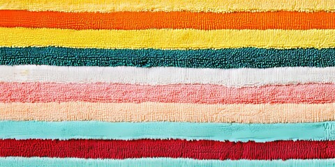 Striped towel background pattern featuring a vibrant design, ideal for showcasing a striped towel aesthetic and enhancing decor with a unique striped towel motif.