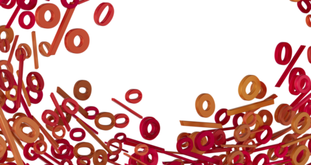 sale digital percent in transparent transparent PNG