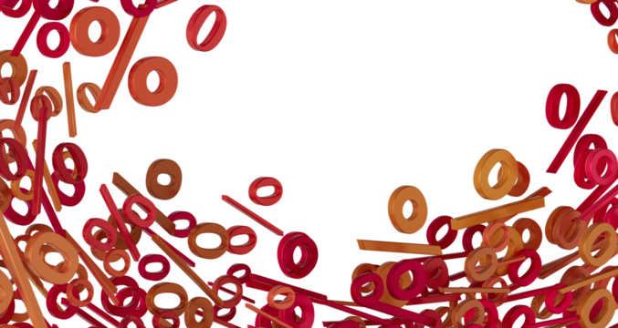 sale digital percent in transparent transparent PNG - Powered by Adobe