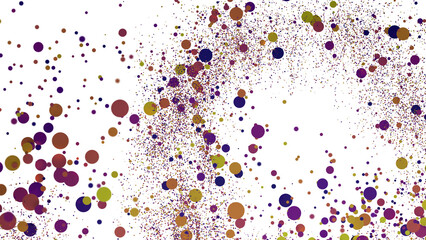 confetti png. Gold confetti falls from the sky. Glittering confetti on a transparent background. Holiday,