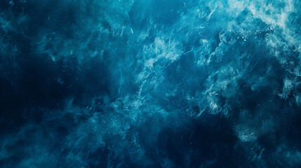 Fototapeta premium Light blue ray dark blue background grainy gradient noise texture banner design