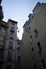 old houses in the city
