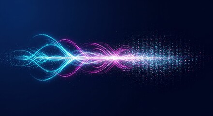 Abstract 3D Neural Network with Colorful Data Streams Representing Artificial Intelligence and Big Data Analytics