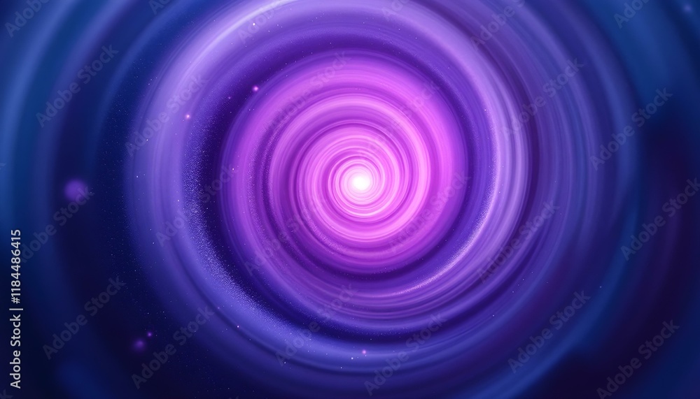 Poster purple abstract background swirled in the middle. a purple spiral with a hole in the middle. a color