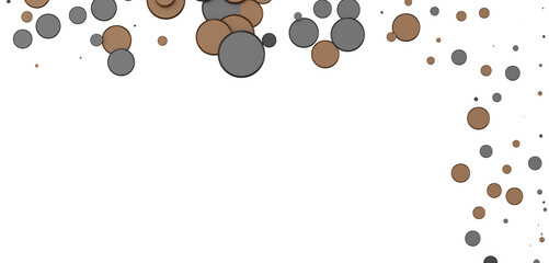 Cascading Celebration: Striking 3D Illustration Showcasing an Abundance of gold Confetti