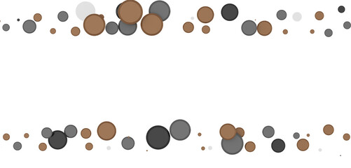  Colorful assorted confetti with serpentine on white