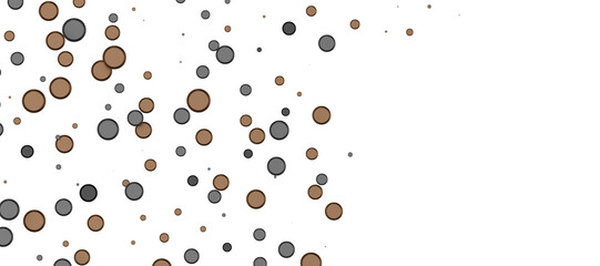 Glittering confetti on a transparent background. Holiday, birthday and Christmas decoration