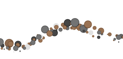 Confetti, paper triangle on the floor, fancy, colorful, celebration party