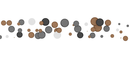 Glittering confetti on a transparent background. Holiday, birthday and Christmas decoration