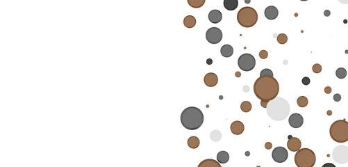  Multicolored confetti on white