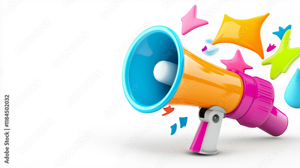 Poster a real-time response system for customer queries, isolated on white background