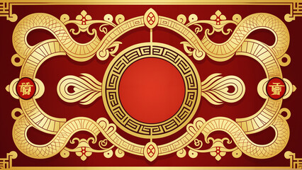 Traditional Chinese background pattern