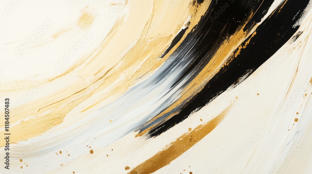 Poster dynamic abstract art creation studio digital artwork contemporary aerial view expression of motion a
