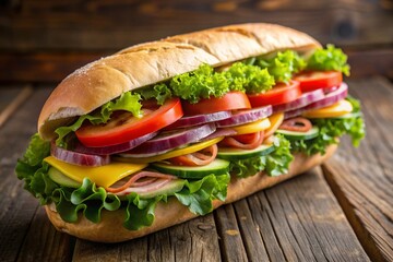 Chicken Subway burger