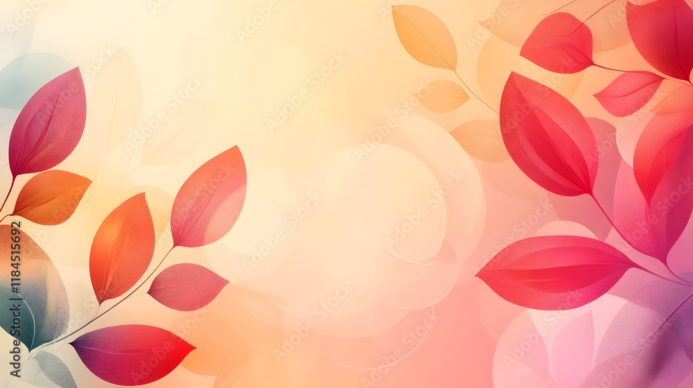Poster elegant and dreamy celebratory background featuring a blend of warm tonal gradients subtle patterns 