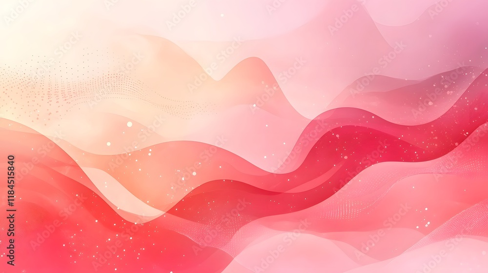Poster captivating gradient patterns in soft warm tones minimalist digital art backdrop with decorative acc