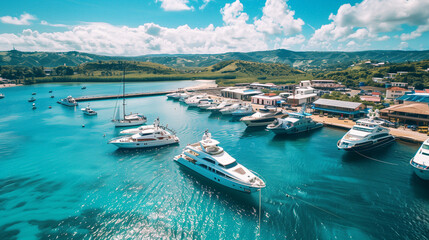 Luxury lifestyle port yard Yacht club