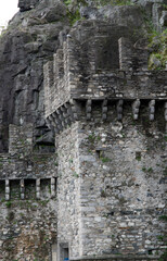 Ancient Swiss Castelgrande in Bellinzona