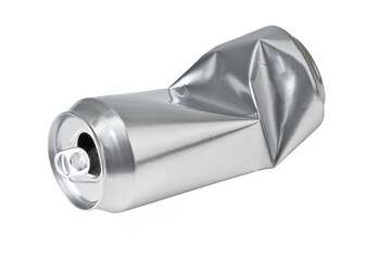 crumpled empty can