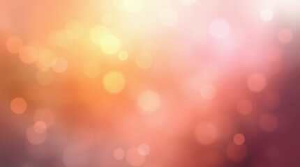 Obraz premium Abstract colorful glowing lights with soft bokeh in warm tones