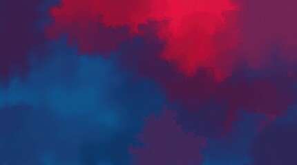 Obraz premium Abstract illustration in bold pink, blue and purple tones with soft brush strokes
