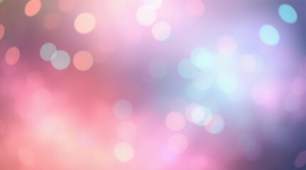 Fototapeta premium Abstract colorful glowing lights with soft bokeh in warm and cool tones