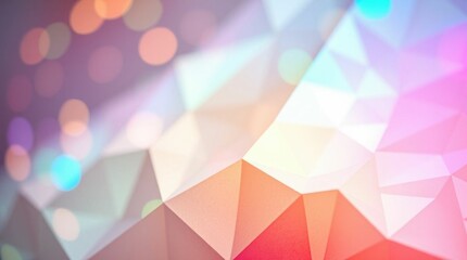 Abstract colorful glowing lights with soft bokeh in warm tones