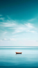 Obraz premium Serene Seascape Illustration