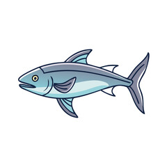 cobia vector icon, fish vector illustration - simple illustration of cobia perfect for logos, and fish - themed designs.