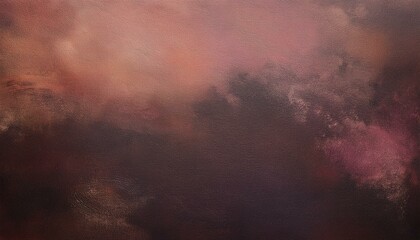 Naklejka premium old mauve pastel brown and very dark pink colored vintage abstract painted background with space for text or image