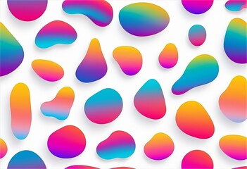 set of colorful pattern