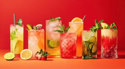Refreshing Summer Cocktails: A Vibrant Collection of Fruit-Infused Drinks