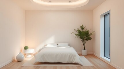 Elegant Modern Minimalist Bedroom Design: Sleek, Serene & Functional