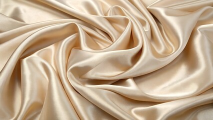 Obraz premium Luxurious Golden Silk Fabric